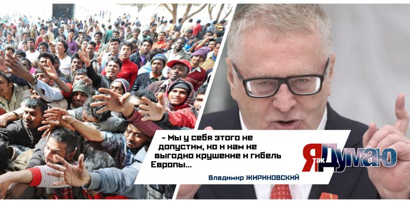 Путин усилит контроль за мигрантами. Жириновский — «Мы не допустим такой ситуации, как в Европе»