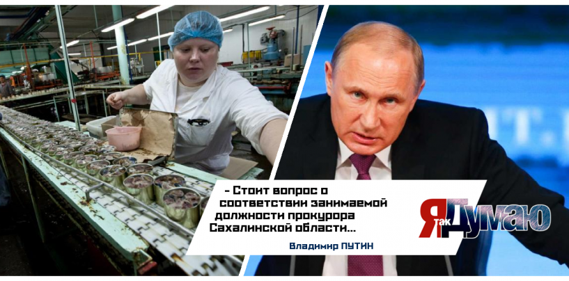 После звонка Путину на директора рыбного комбината завели уголовное дело.