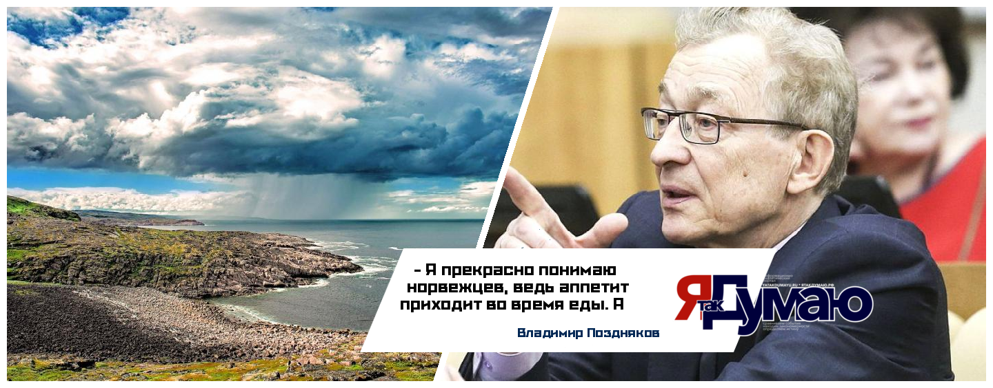Владимир Поздняков призвал Президента и парламент денонсировать Соглашение с Норвегией о разграничении Баренцева моря