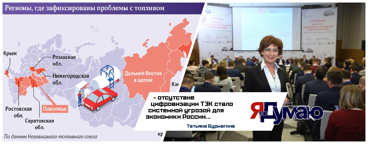 Топливный кризис в России: Автоматизация ТЭК и создание ГИС как решение | Татьяна Бурмагина