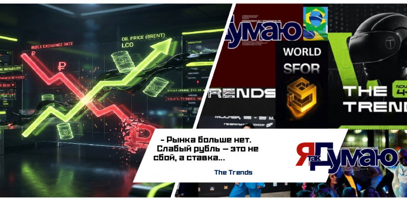 Почему курс рубля ослабевает при растущем курсе цены на нефть? | The Trends